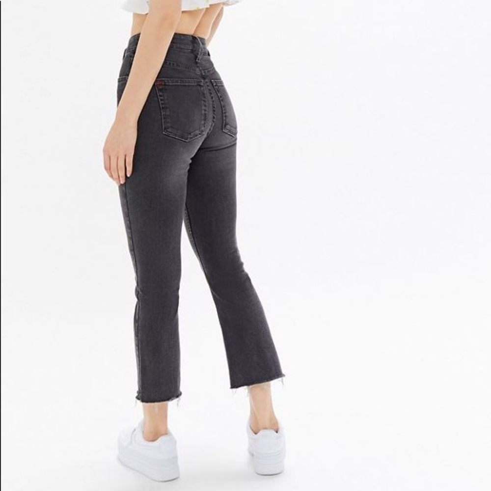 BDG high waisted cropped flare jeans